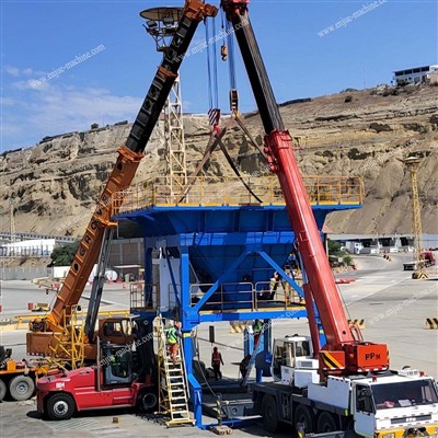 המיכלים הידידותיים לסביבה של ENJUE טכנולוגיית הגנת הסביבה נמסרו בהצלחה לנמל ע...